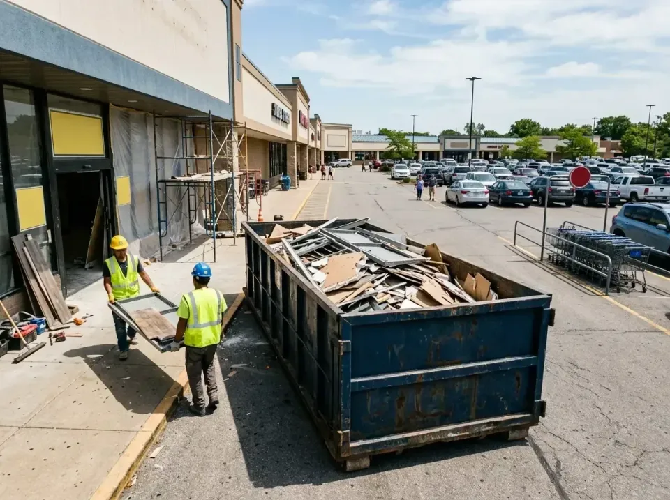 retail-store-renovation-debris-003 — frequently asked questions, Roll-off Dumpster Rentals in Franklin Park, IL